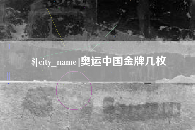 大兴安岭奥运中国金牌几枚