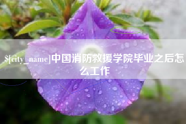 大兴安岭中国消防救援学院毕业之后怎么工作