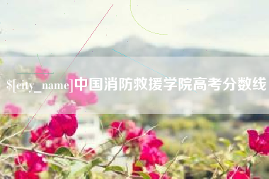 大兴安岭中国消防救援学院高考分数线