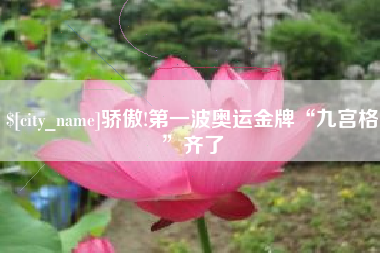 大兴安岭骄傲!第一波奥运金牌“九宫格”齐了