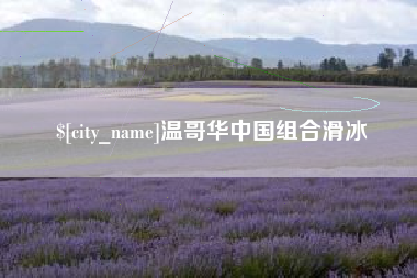 大兴安岭温哥华中国组合滑冰