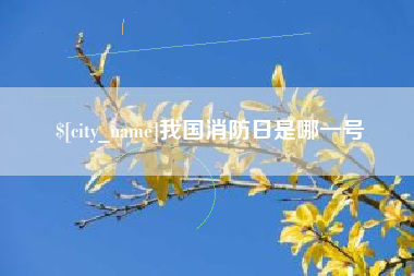 大兴安岭我国消防日是哪一号