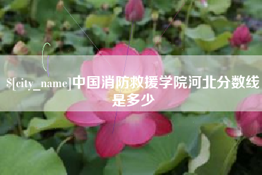 大兴安岭中国消防救援学院河北分数线是多少