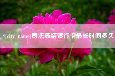 大兴安岭司法冻结银行卡最长时间多久