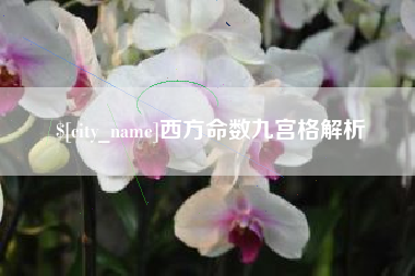 大兴安岭西方命数九宫格解析