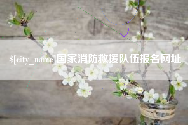 大兴安岭国家消防救援队伍报名网址