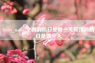 大兴安岭全国消防日是哪一天宣传消防日是哪一天