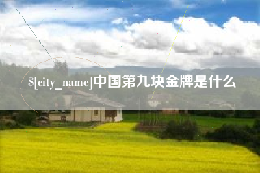 大兴安岭中国第九块金牌是什么