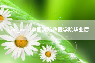 大兴安岭中国消防救援学院毕业后