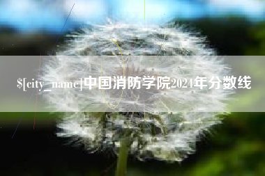 大兴安岭中国消防学院2024年分数线