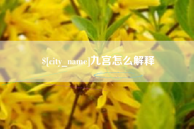 大兴安岭九宫怎么解释