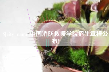 大兴安岭中国消防救援学院招生章程公布!