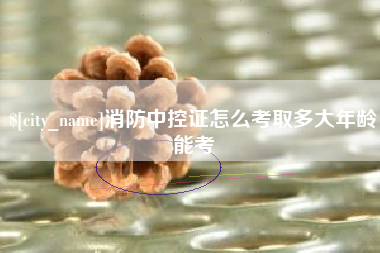 大兴安岭消防中控证怎么考取多大年龄能考